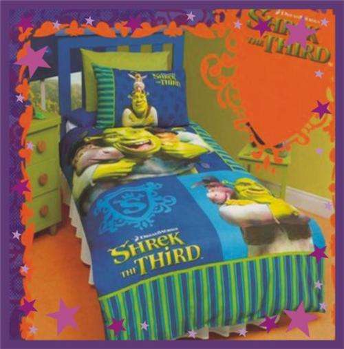 SHREK SINGLE DUVET SET --#-- Official Licenced Product! --#-- Shrek up your childs room!