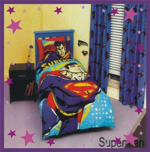 SUPERMAN SINGLE DUVET SET --#-- Official Licenced Product! --#-- Let your childs room look SUPER!!