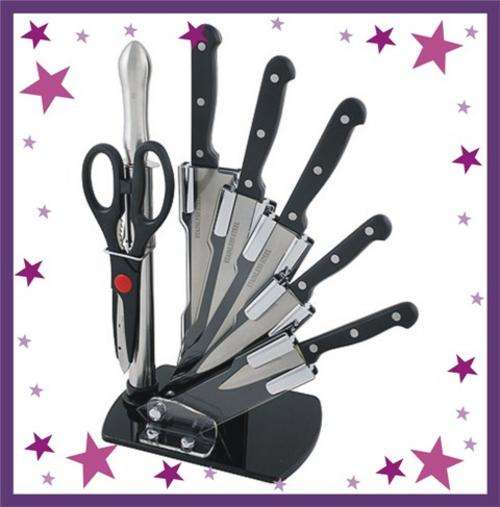 FAN KNIFE SET - 7 PIECE.
