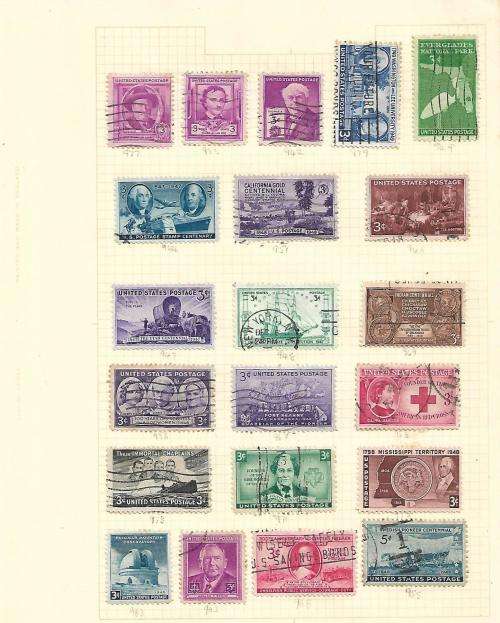 92 PAGED SHIELD STAMP ALBUM WITH AN ACCUMULATION OF USA, CANADA, MEXICO, AND BRAZIL STAMPS