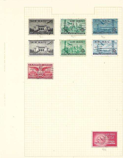 92 PAGED SHIELD STAMP ALBUM WITH AN ACCUMULATION OF USA, CANADA, MEXICO, AND BRAZIL STAMPS