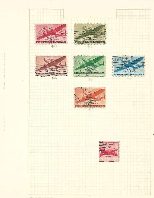 92 PAGED SHIELD STAMP ALBUM WITH AN ACCUMULATION OF USA, CANADA, MEXICO, AND BRAZIL STAMPS