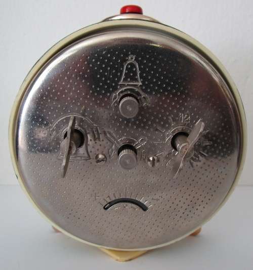 1970's New Old Stock Vintage  Russian KUCO 4 Jewels Original Mechanical  Alarm Clock