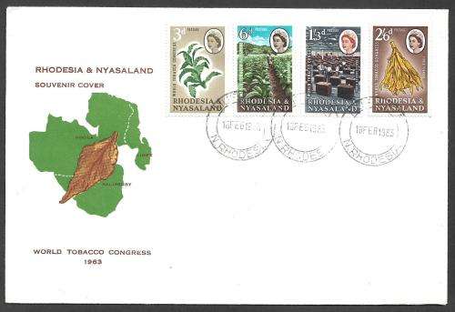 Rhodesia & Nyasaland - 1963 World Tobacco Congress on cover