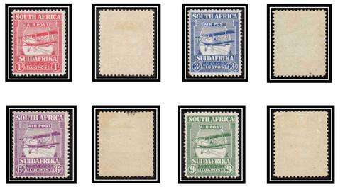 Union 1925 1st Airmail issue VFM complete set