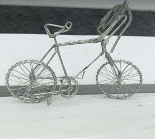 Miniature Wire Art Bicycle