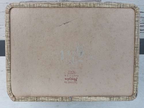 VINTAGE Farrington Texol Jewelry Box made in U.S.A.