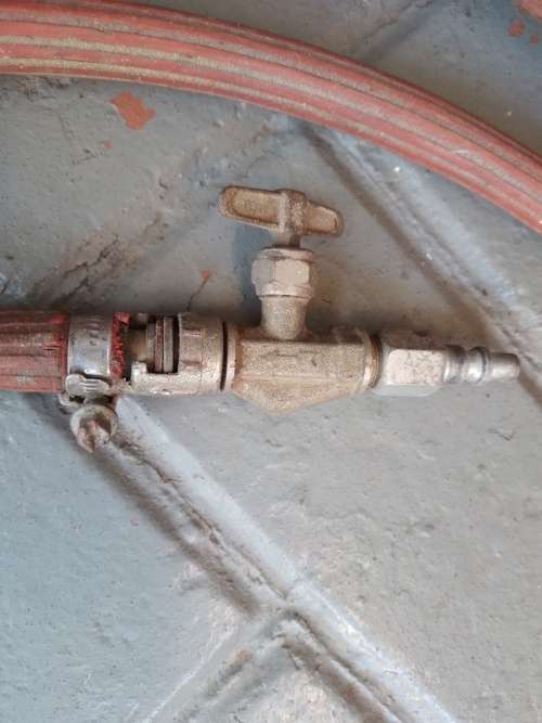 Vintage Compressor Hose 11 Meters