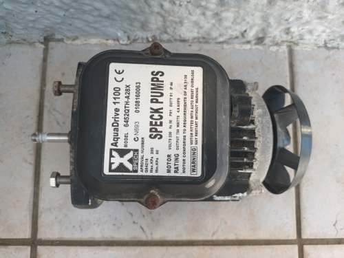 Speck Pumps AquaDrive 100 Motor MODEL 6452QTH-A28X