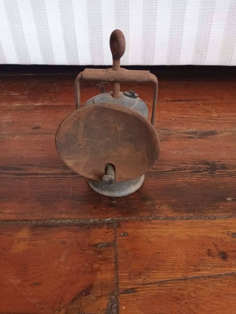 ANTIQUE Carbide Miner`s Lamp