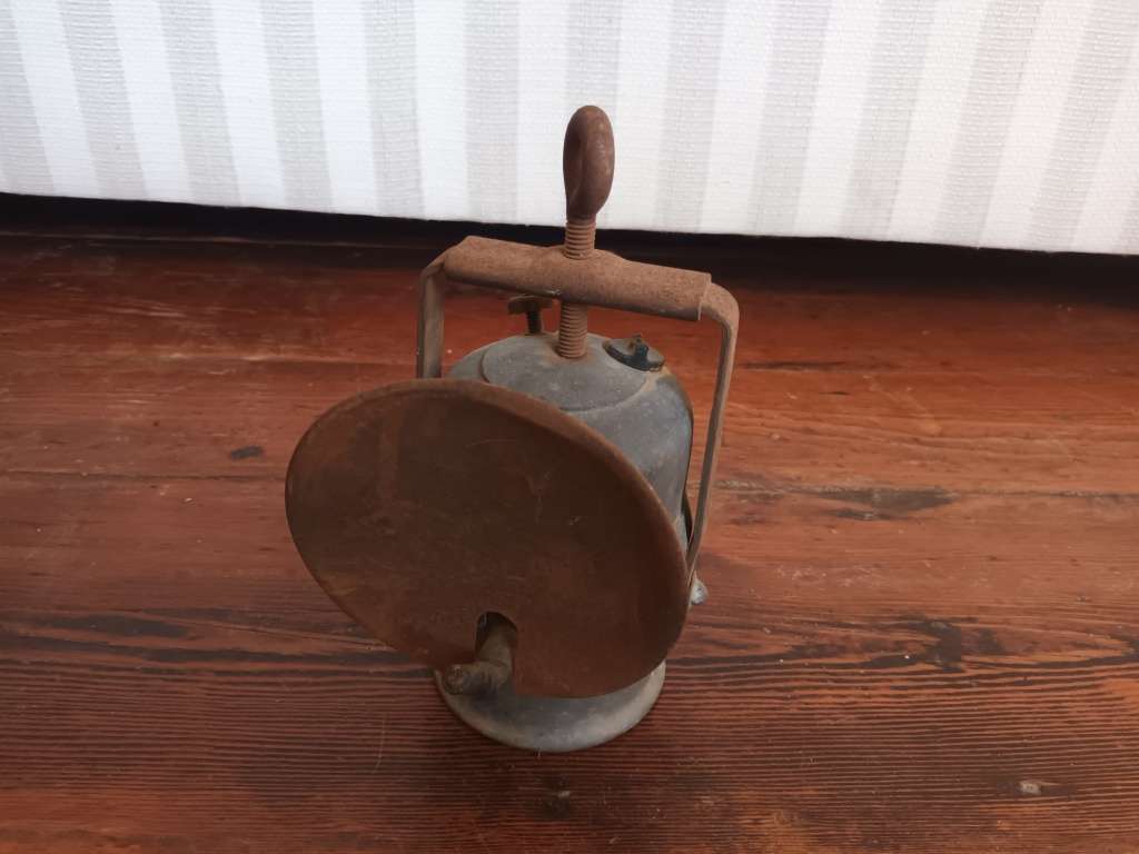 ANTIQUE Carbide Miner`s Lamp
