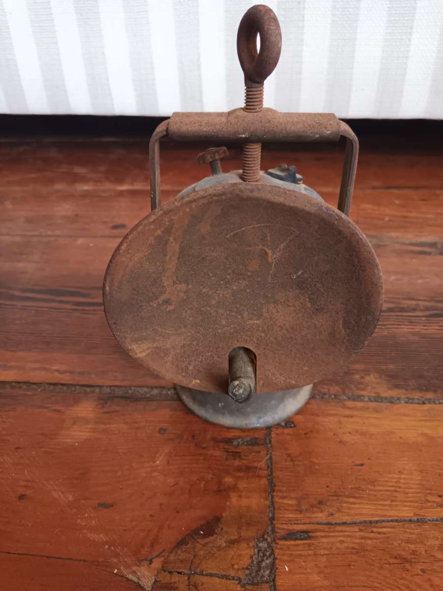 ANTIQUE Carbide Miner`s Lamp