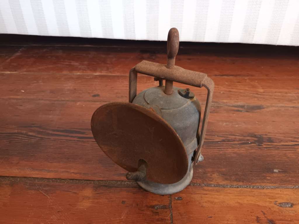 ANTIQUE Carbide Miner`s Lamp