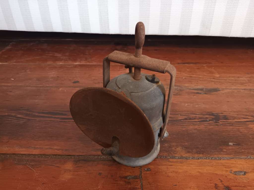ANTIQUE Carbide Miner`s Lamp
