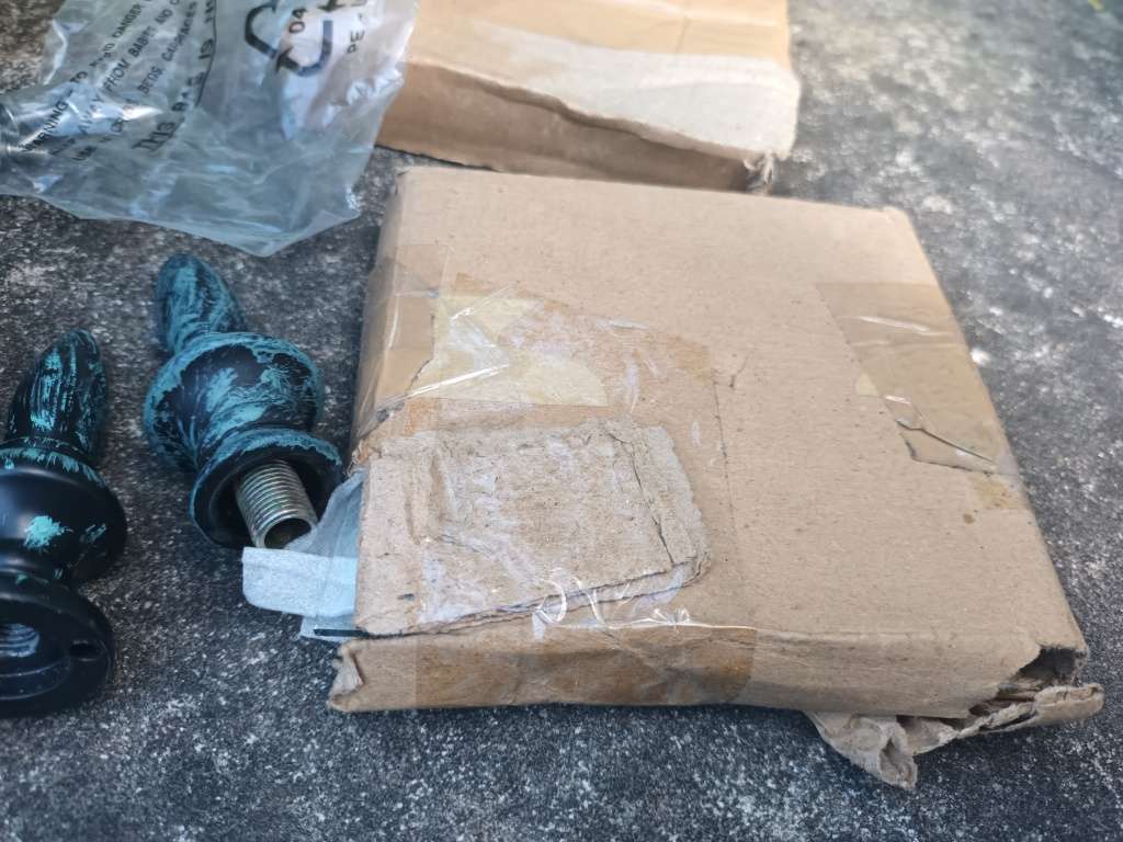 Aluminum Cast Lantern Clear Beveled Panels × 2