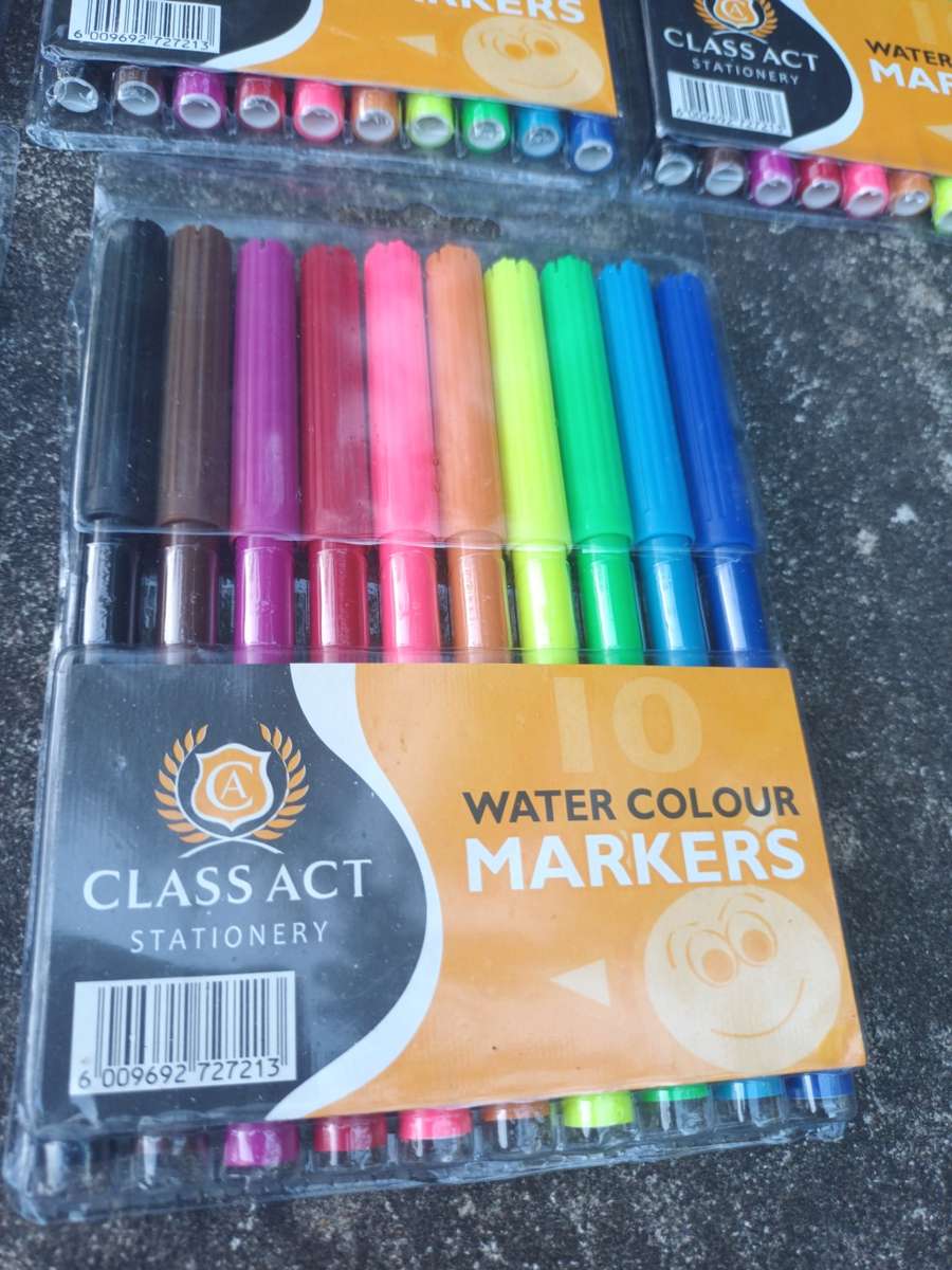 5 × 10 CLASS ACT Water Colour Markers