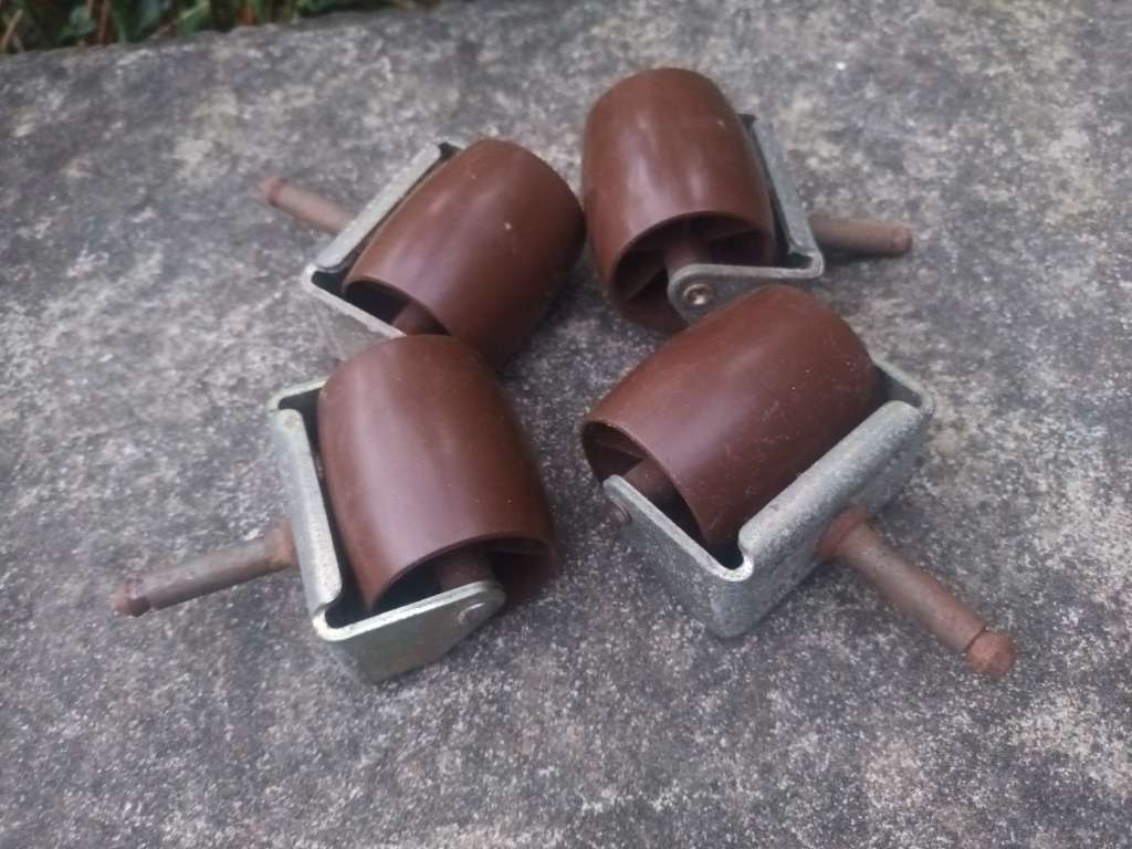 4 Piece Bed Castor Wheels