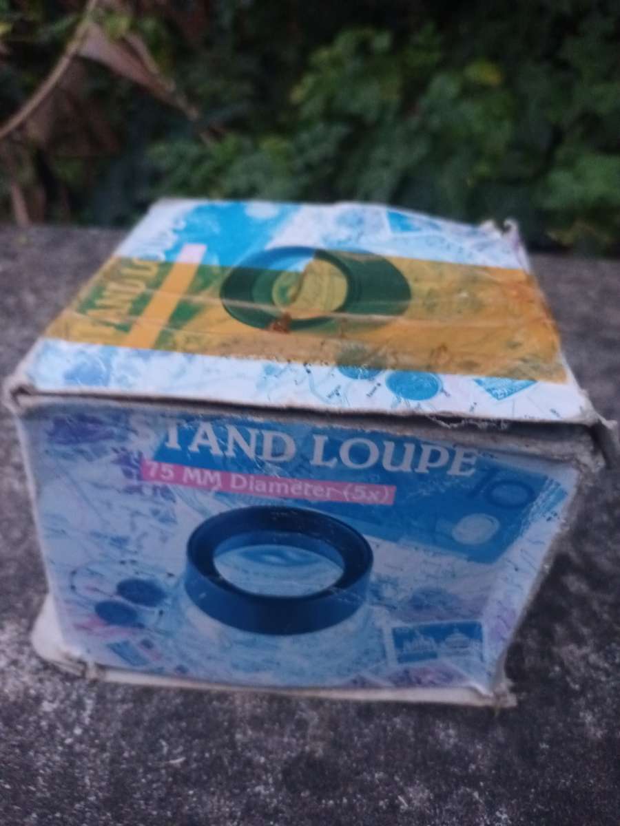 VINTAGE Stand Loupe Magnifier 75mm Diameter (5x) Insect Inspector No. SL75