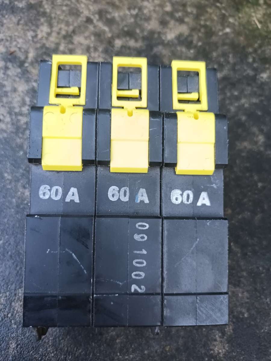 CBI Circuit Breaker 3 Pole Curve 2 60A 6kA 415V