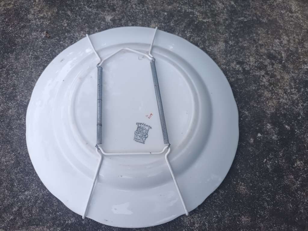 Antique Copeland Spode Peacock Plate