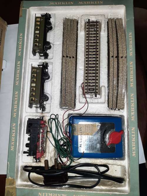 Vintage Marklin Train Set from 1960s in original box.