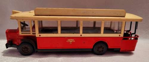 SOLIDO 4401 AUTOBUS RENAULT TN6C 1934 RED CREAM