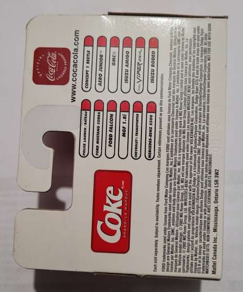 Matchbox Coke Edition