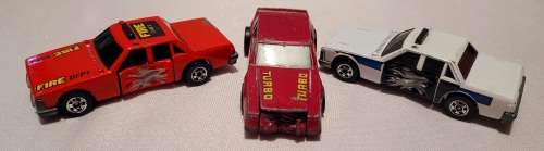 3 Vintage Hot Wheels / Crash Crack Up Cars / Issued 1983 and 1984