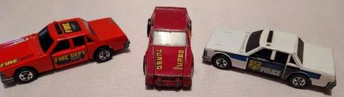 3 Vintage Hot Wheels / Crash Crack Up Cars / Issued 1983 and 1984