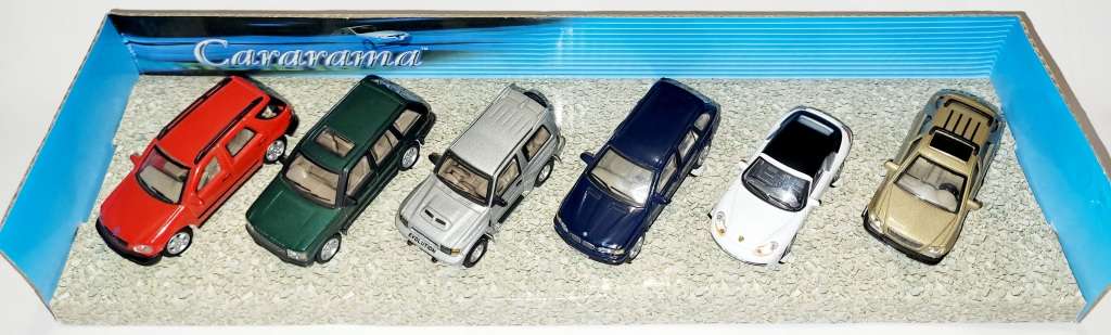 Set 1 Cararama Collection 6 Model Cars Toy Series No 176 172 Scale Boxed Diecast