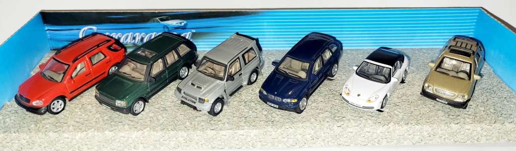 Set 1 Cararama Collection 6 Model Cars Toy Series No 176 172 Scale Boxed Diecast