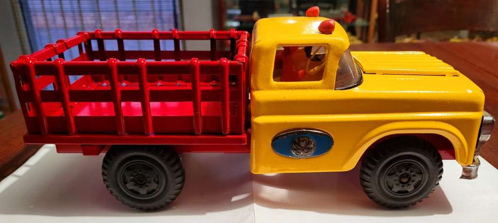 (Tin Toy ) Rare Ford Pickup Truck By Marusan Bulldog
