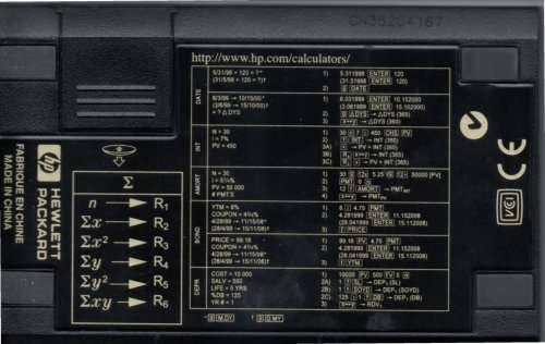 HP 12c Calculator Tested and working 100% with original HP pouch Cr-2032 battery Version