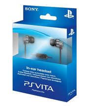 PS Vita Wired In Ear Earphones (PS Vita) damaged box but new