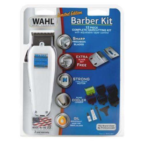 Wahl Barber Clipper 12-Piece Kit