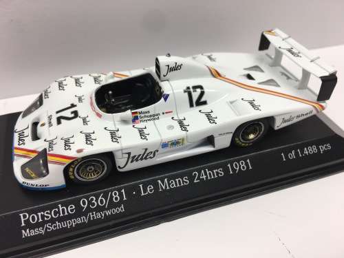 Porsche 936/81 #12 1981 Le Mans Minichamps 430 816912