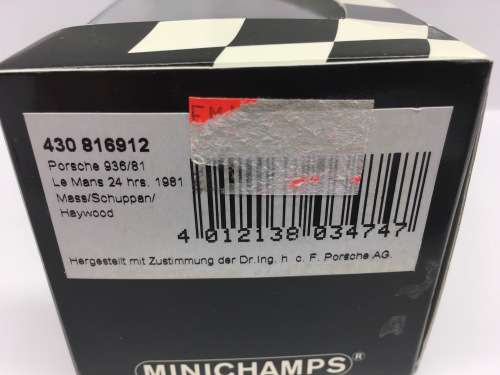 Porsche 936/81 #12 1981 Le Mans Minichamps 430 816912
