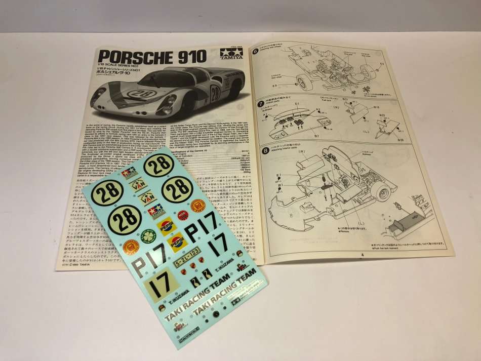 Tamiya 1/18 PORSCHE 910 10001 Vintage 1995