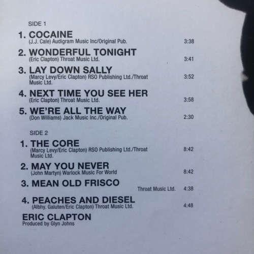 ERIC CLAPTON - SLOWHAND  . LP Vinyl GATEFOLD.  EUROPE IMPORT . MINT played once