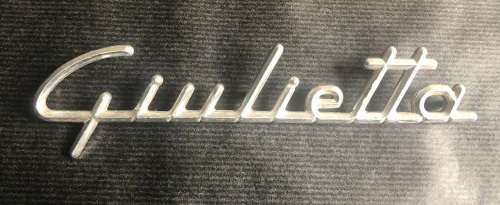 ALFA ROMEO CAR BADGE GIULIETTA  / METAL