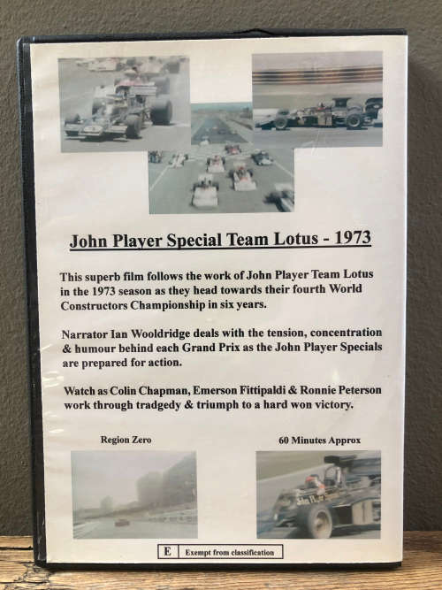 DVDs MOTORSPORT RACING CARS - LOT 1 / R50each