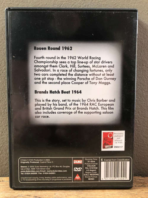 DVDs MOTORSPORT RACING CARS - LOT 1 / R50each