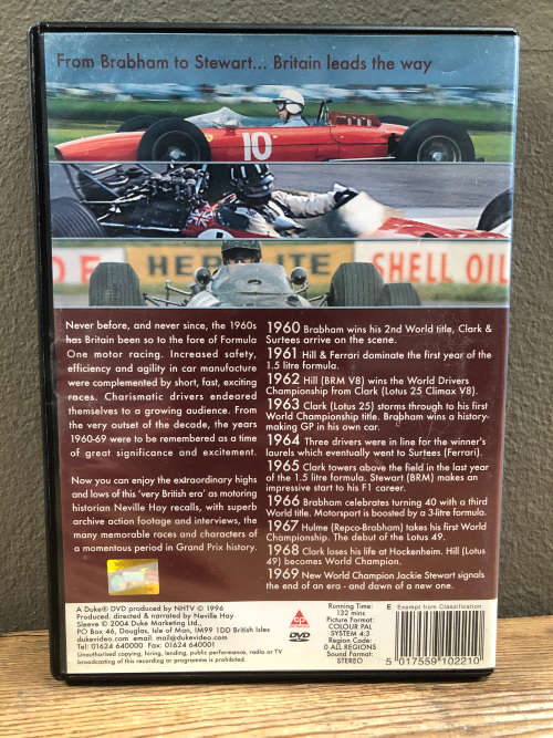 DVDs MOTORSPORT RACING CARS - LOT 1 / R50each