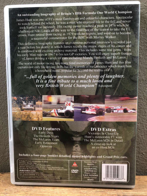 DVDs MOTORSPORT RACING CARS - LOT 1 / R50each