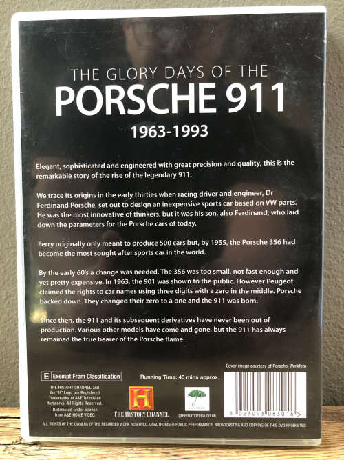 DVDs MOTORSPORT RACING CARS - LOT 2 / R50each