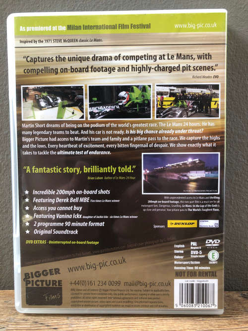 DVDs MOTORSPORT RACING CARS - LOT 2 / R50each