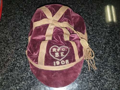 Rugby Honours cap 1908