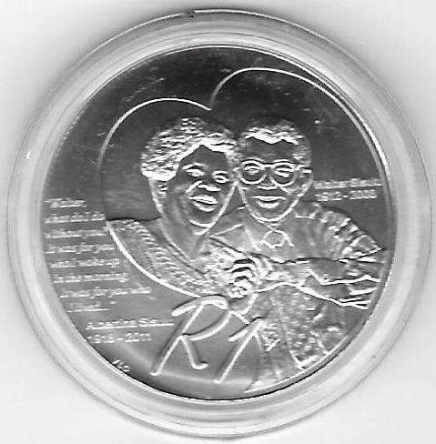 WALTER & ALBERTINA SISULU 2012 SILVER UNC ***EXTRA SPECIAL***