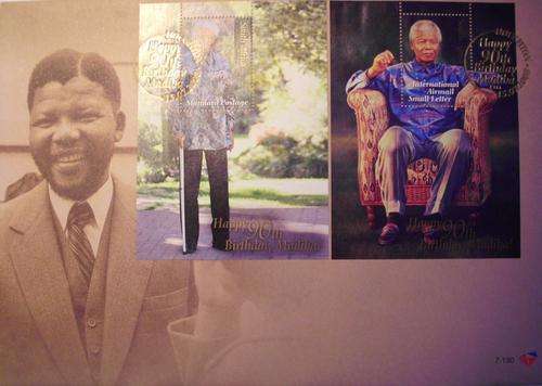 Nelson Mandela 90th Birthday First Day Covers