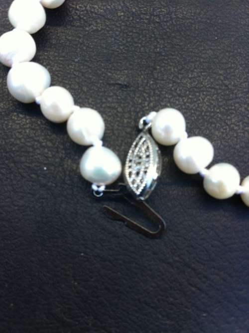 7-8mm Akoya Cultured Pearl Necklace - Very Beautiful and Heavy 42cm Long